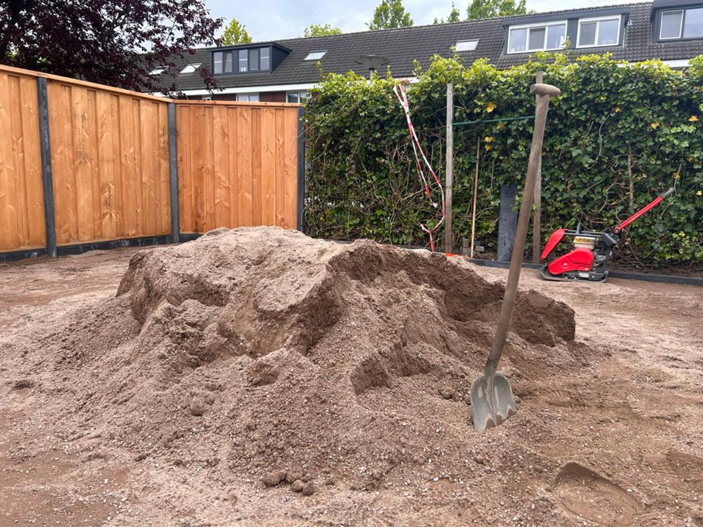 Fijn granulaat / ophoogzand ca. 1,5/2 kuub, Tuin en Terras, Zand, Ophalen, Nieuw, Overige typen
