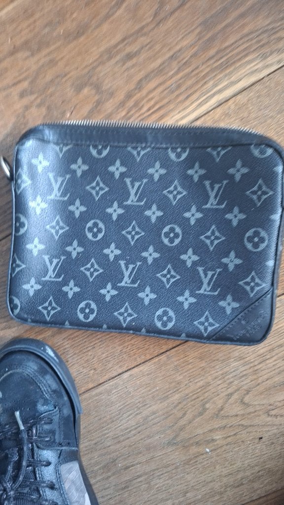 Louis vuitton tas, Zwart, Zo goed als nieuw, Leer, Ophalen