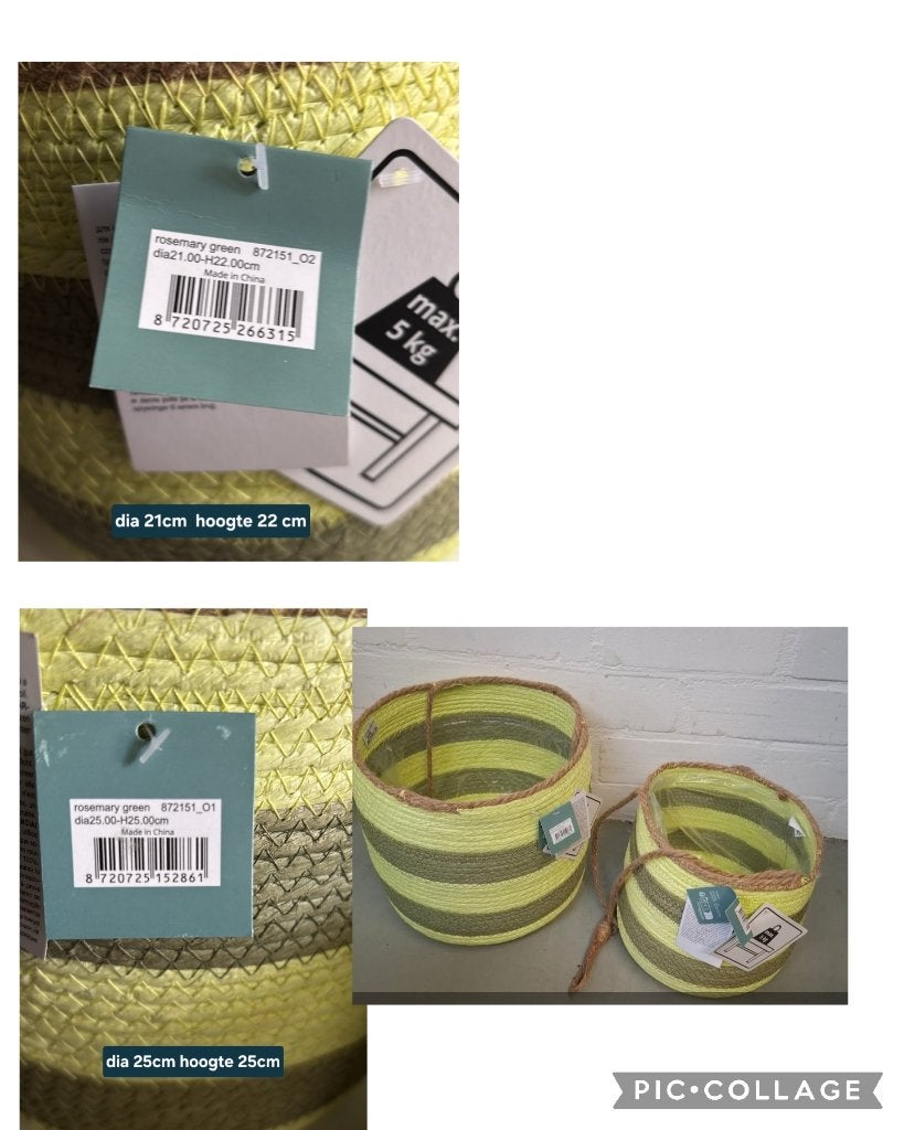 planten hangers 2 delig, Overige materialen, Minder dan 30 cm, Rond, Nieuw