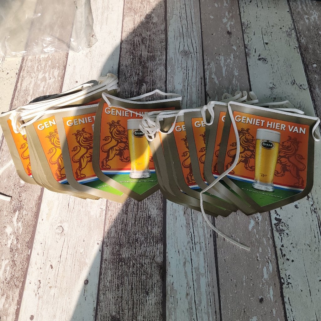 Verschillende Brand bier vlaggen, Ophalen of Verzenden, Zo goed als nieuw, Reclamebord, Plaat of Schild, Brand