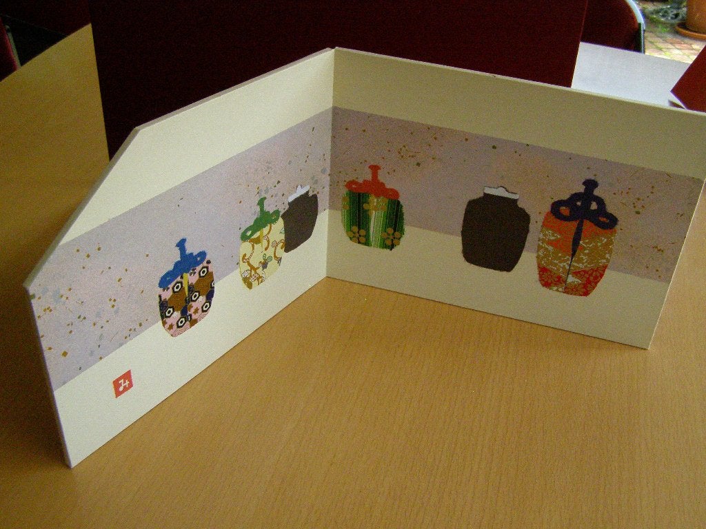 Unieke Japanse Washi Papier Kunstwerk - Handgemaakt, Ophalen of Verzenden