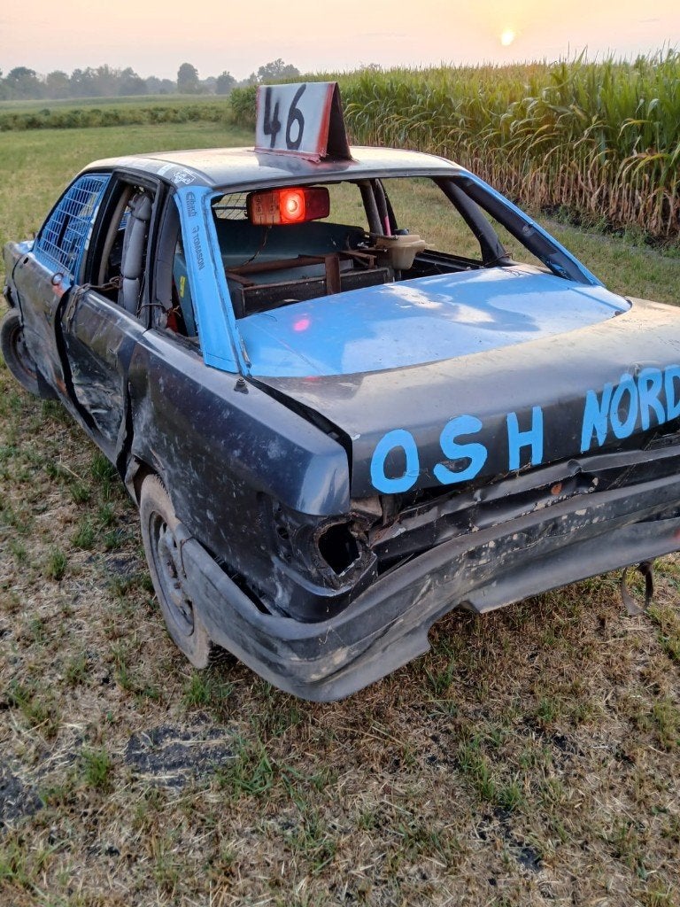 Audi 80 1.6 crossauto met rolbeugel en extra onderdelen, Auto diversen, Autosport-onderdelen, Ophalen, Gebruikt