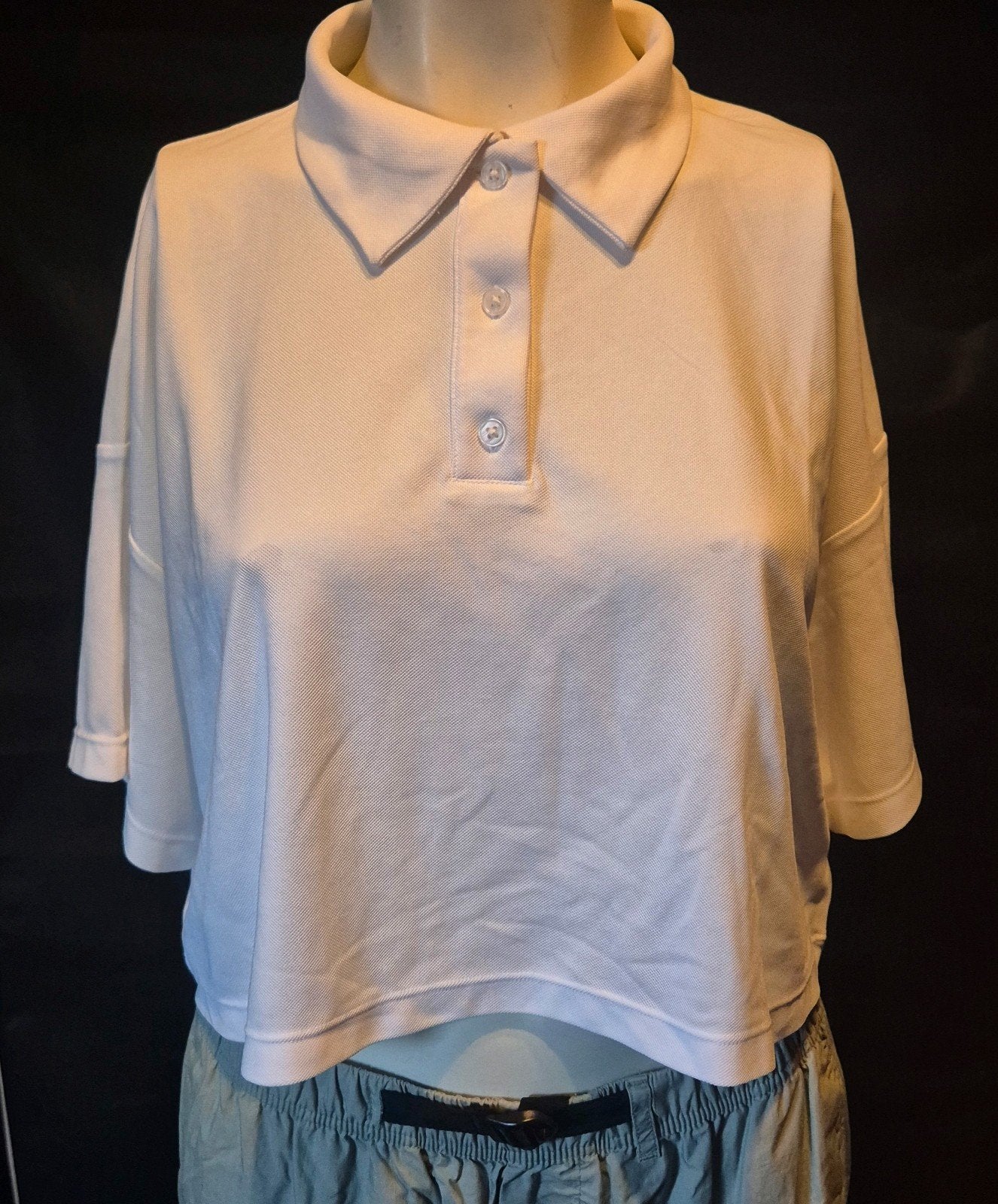 Polo wit maat L, Maat 38/40 (M), Wit, Ophalen of Verzenden, Zo goed als nieuw