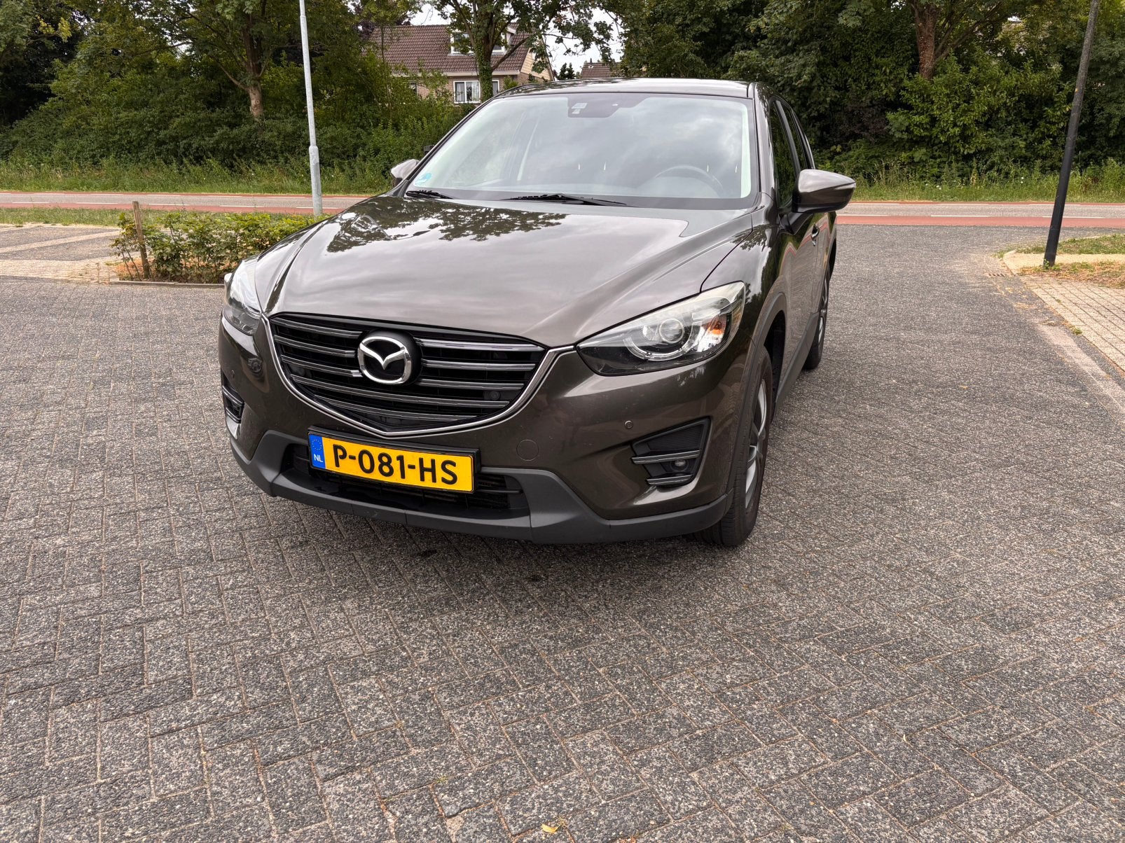 Mazda CX-5 2.2 Skyactiv-d 150pk 2WD 2016 Bruin, Auto's, Mazda, Particulier, CX-5, Adaptieve lichten, Adaptive Cruise Control, Airbags