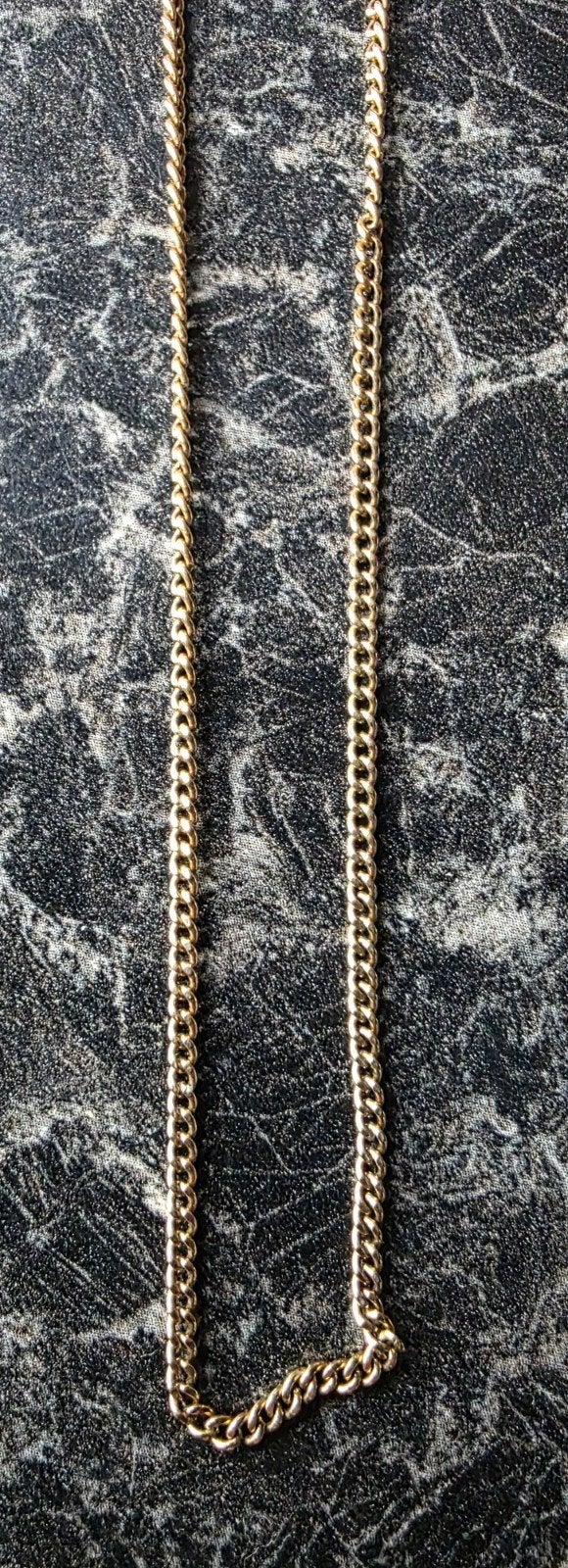 Gouden ketting 14 karaat

Lengte 49 cm

Gewicht 5.3 gram

De, Verzenden, Zo goed als nieuw, Goud, Goud