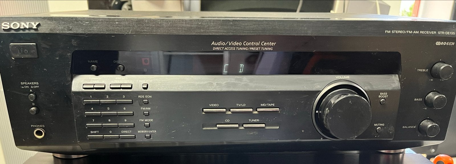 Sony STR-DE135 FM Stereo Receiver, Ophalen, Gebruikt, Sony, Minder dan 60 watt