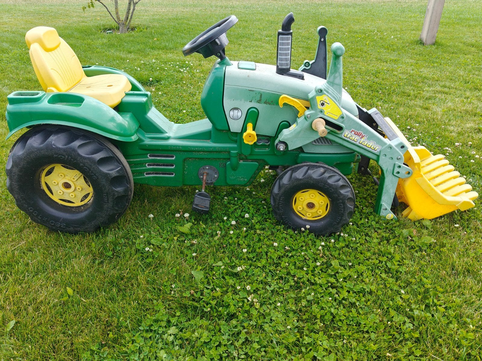 Rolly Toys John Deere Traptractor met Voorlader, Ophalen, Gebruikt