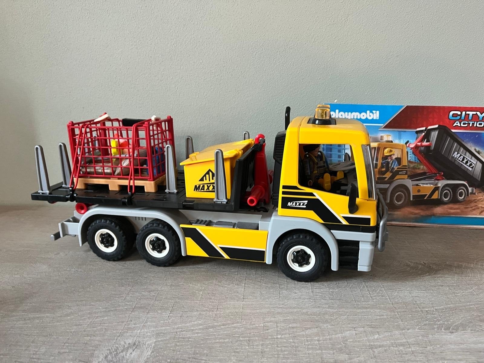Playmobil City Action Vrachtwagen met Wisselbakken, Ophalen of Verzenden, Zo goed als nieuw