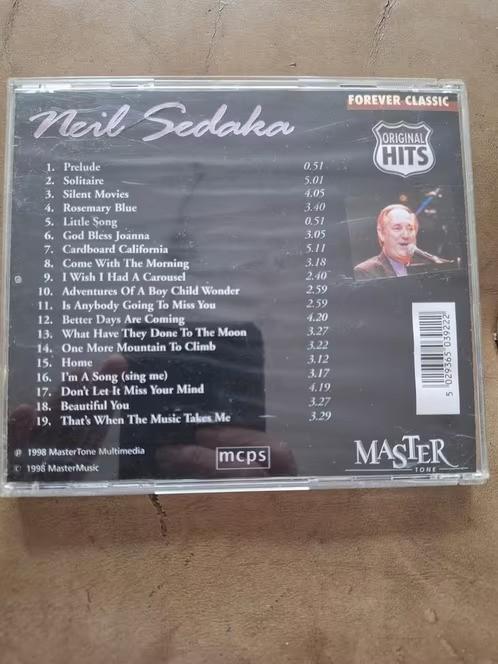 Cd Neil Sedaka hh, Ophalen of Verzenden, Classicisme, Zo goed als nieuw, Overige typen