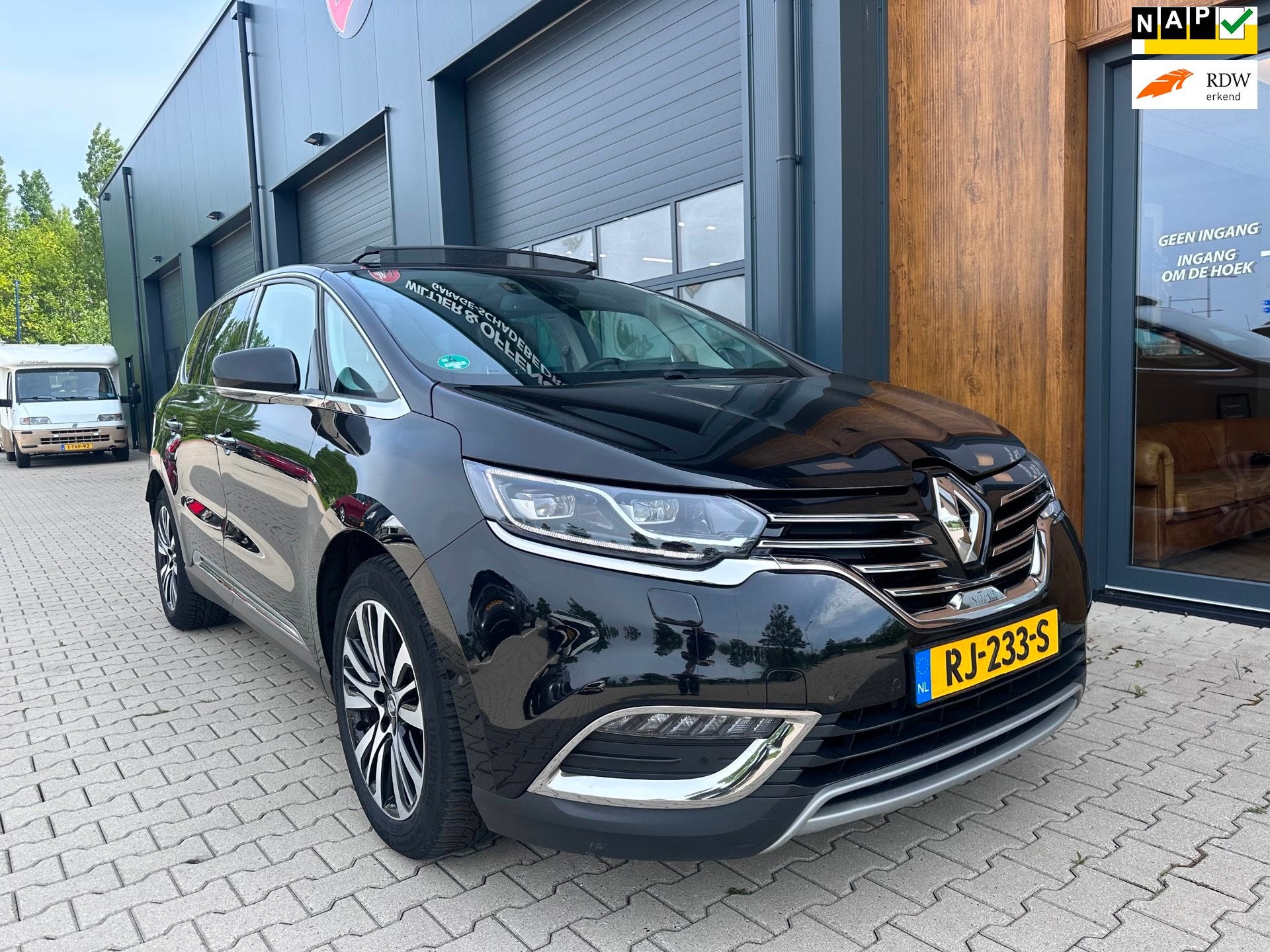 Renault Espace 1.8 TCe Initiale Paris 7p. l full option auto, Auto's, Gebruikt, Euro 6, 4 cilinders, 2000 kg