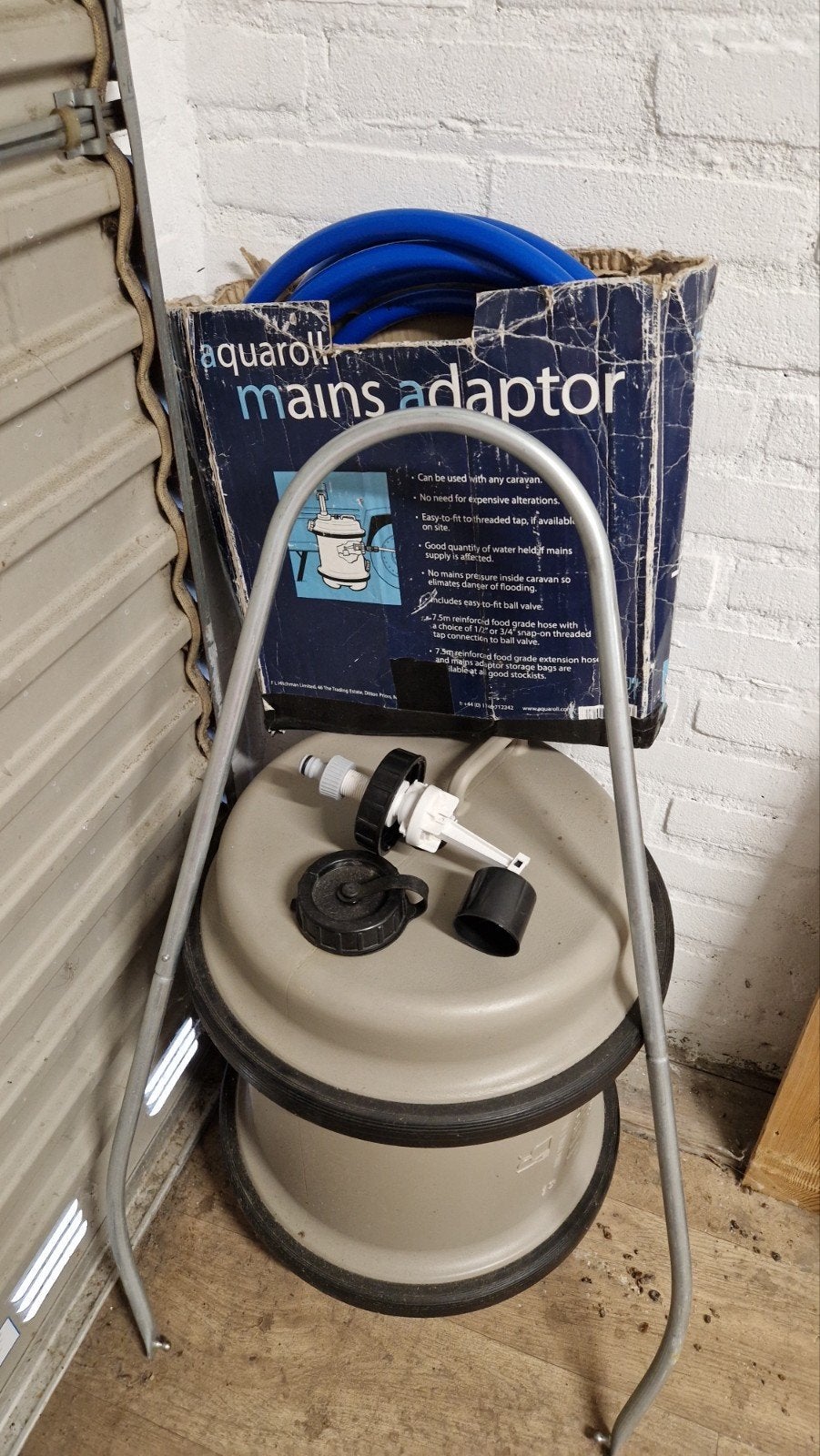 aquarol 40 liter, compleet met slang en toebehoren, Caravans en Kamperen, Caravan accessoires, Ophalen, Gebruikt
