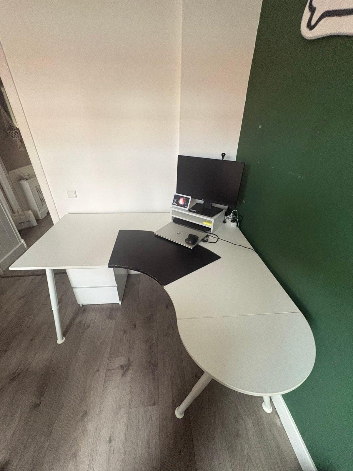 Ikea burea UIT ELKAAR GEHAALD., Ophalen, Gebruikt, 150 cm, Hoekbureau