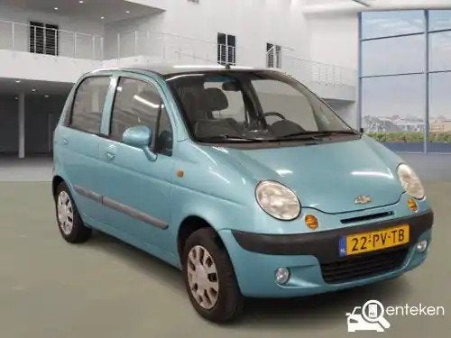 Chevrolet Matiz. Nap 82554. Apk 29-01-27, Auto's, Voorwielaandrijving, Blauw, Origineel Nederlands, Bedrijf
