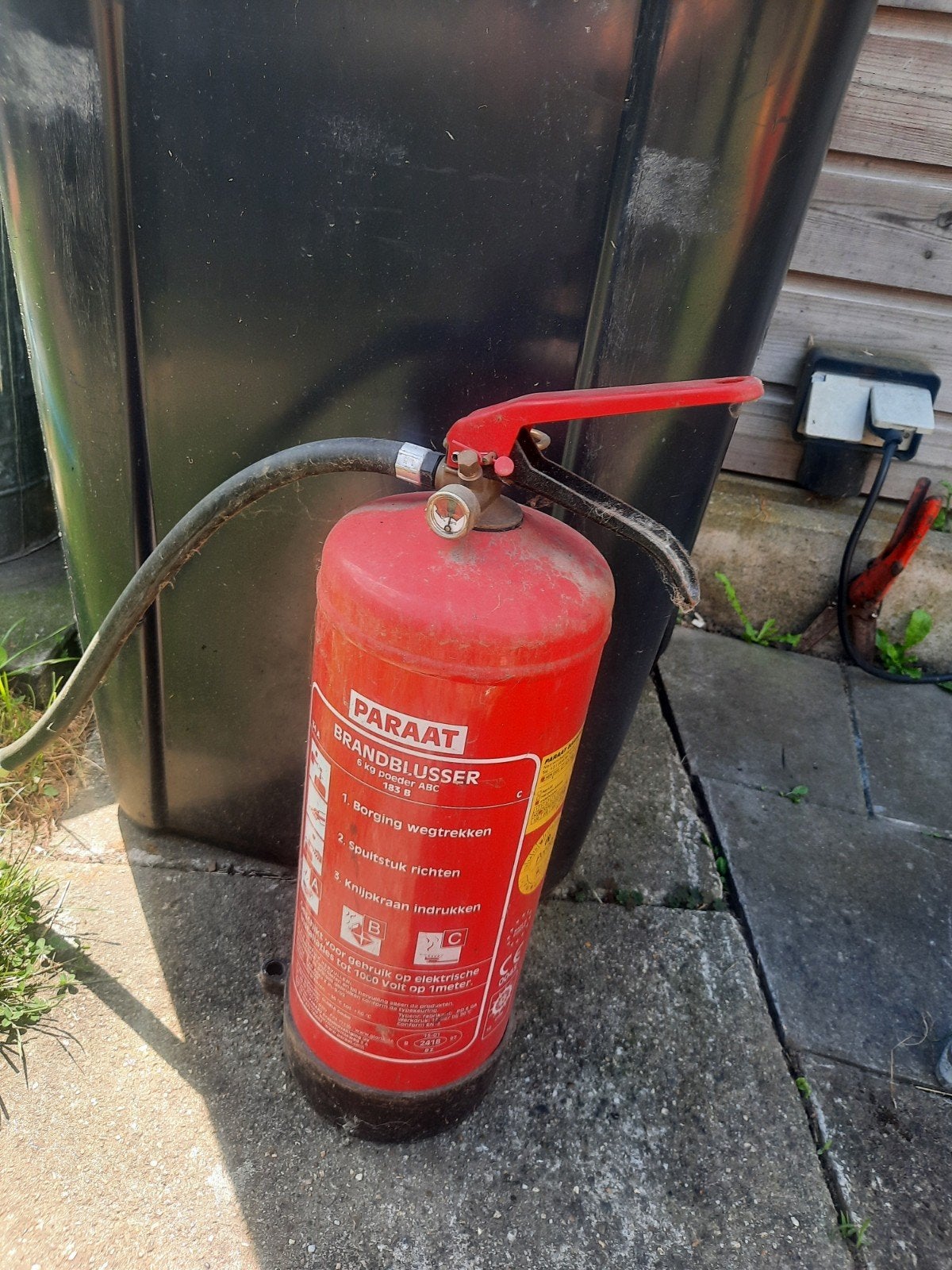 Paraat Brandblusser 6 kg poeder ABC, Ophalen of Verzenden