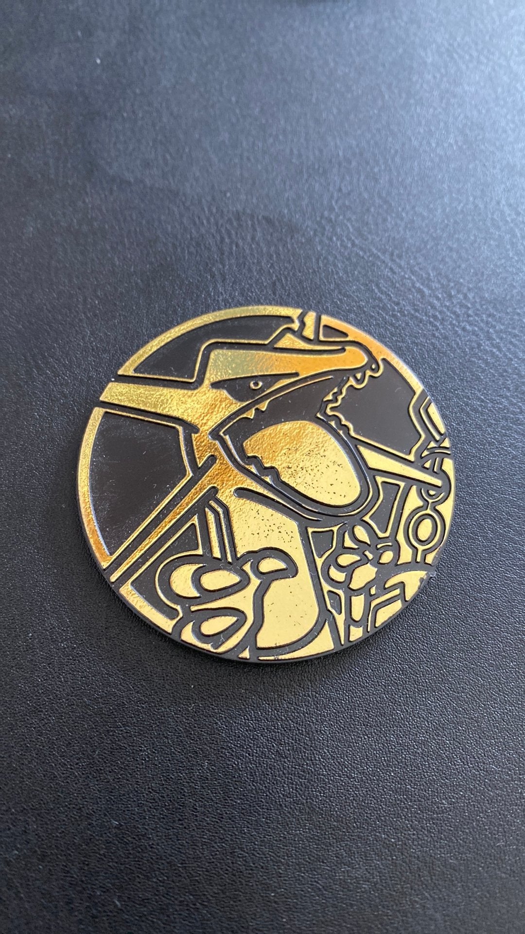 Pokemon munt jumbo coin rayquaza, Ophalen of Verzenden, Gebruikt, Overige typen