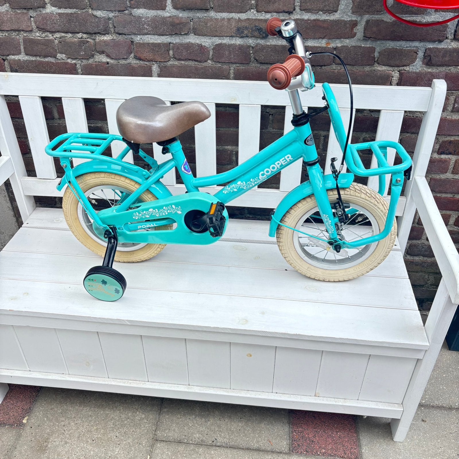 Popal cooper meisjesfietsje 12 inch, Ophalen, Zo goed als nieuw, 14 inch of minder