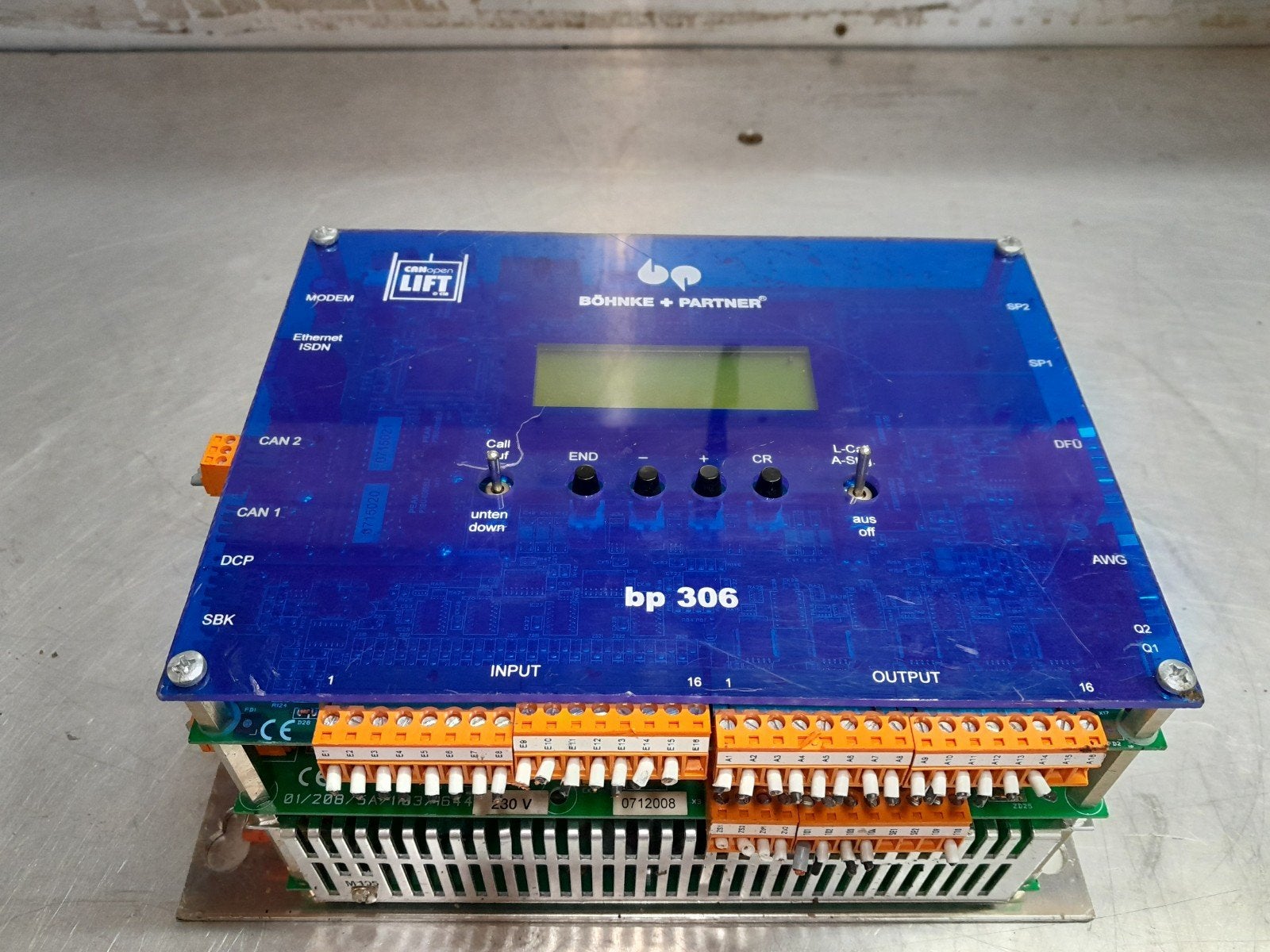 BOHNKE + PARTNER BP 306 CANOPEN LIFT CONTROL, Ophalen of Verzenden
