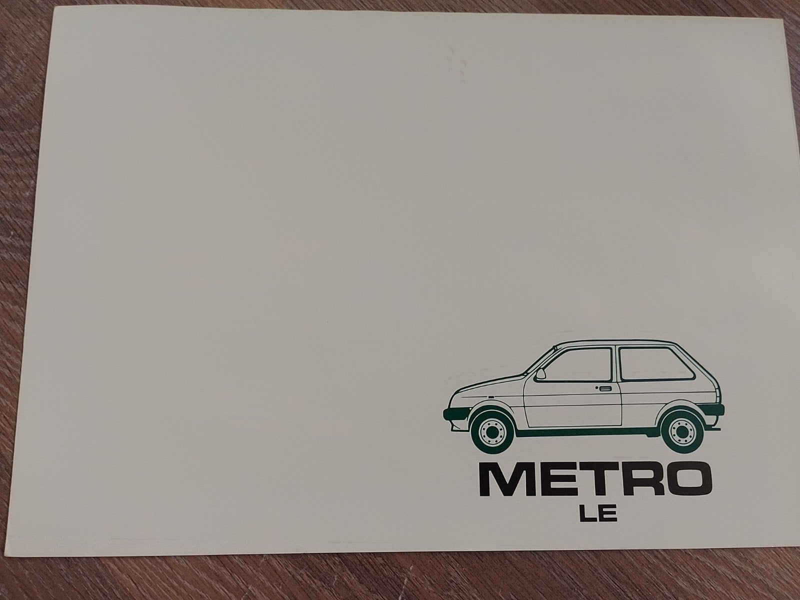 Austin Metro LE folder, Ophalen of Verzenden, Nieuw, Overige merken