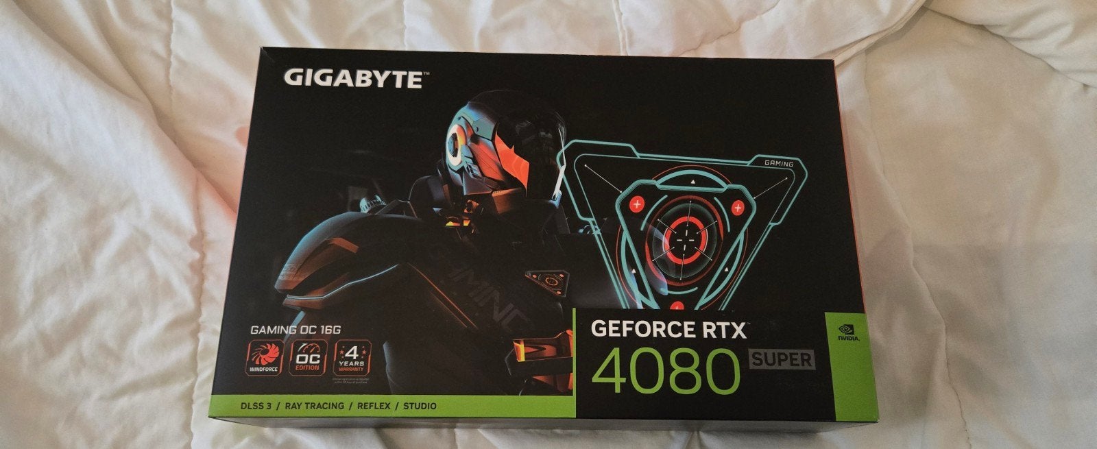 Gigabyte Geforce Gaming oc rtx 4080 super 16gb(Garantie), GDDR6, PCI-Express 4, Ophalen of Verzenden, Zo goed als nieuw