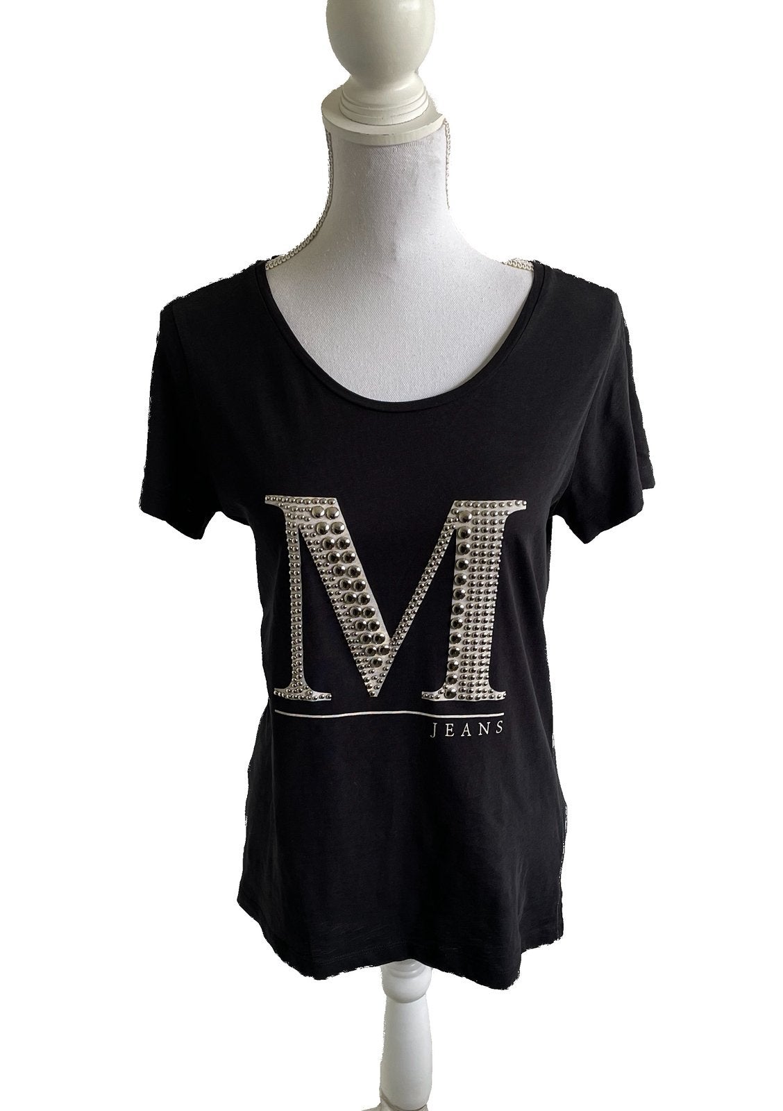 Mooi t-shirt van Mos Mosh M, Maat 38/40 (M), Zwart, Customerservice@mosmosh.com, Mos Mosh A/S