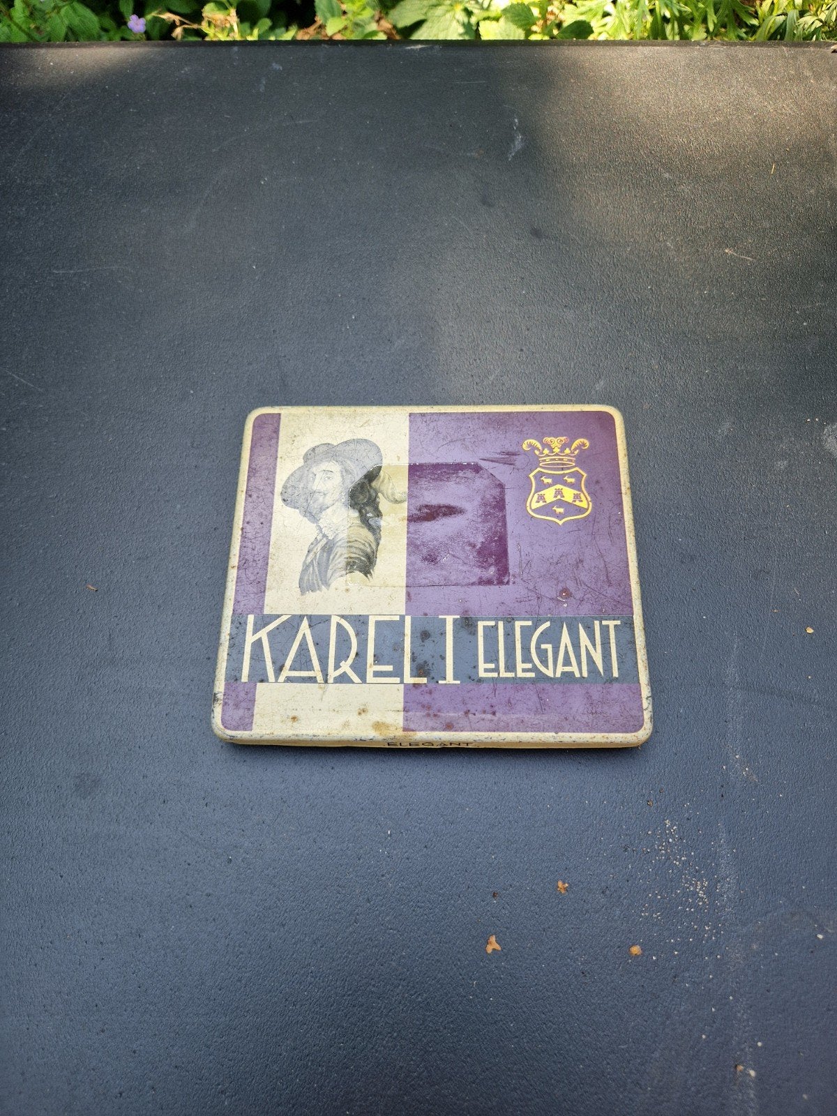 Vintage Karel I Sigarenfabrieken blik - Elegant, Ophalen of Verzenden, Gebruikt, Overige, Overige merken