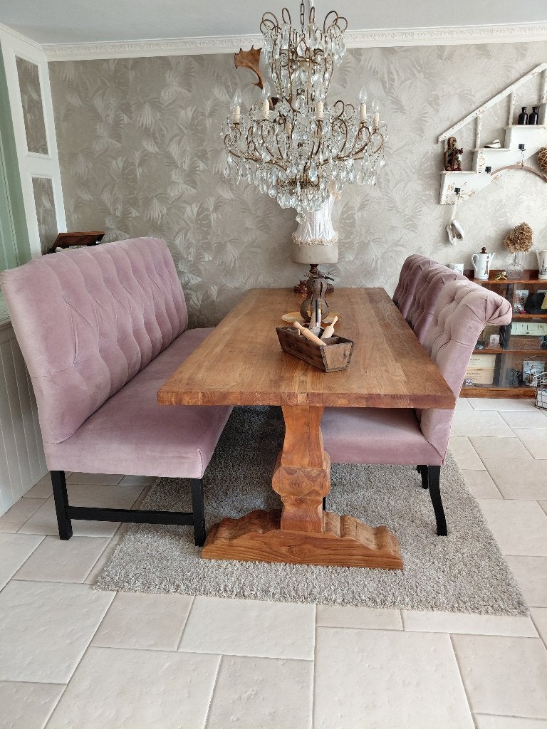 Eetkamer stoelen en Bank, Ophalen, Zo goed als nieuw, Landelijk, Minder dan 4 stoelen