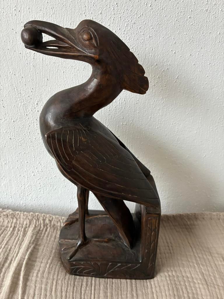 Balinees houtsnijwerk Art Deco, Antiek en Kunst, Ophalen