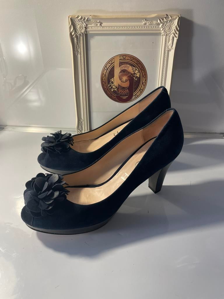Unisa Donkerblauwe Suède Pumps EU 39 Nieuw, Pumps, Blauw, Nieuw, Ophalen of Verzenden