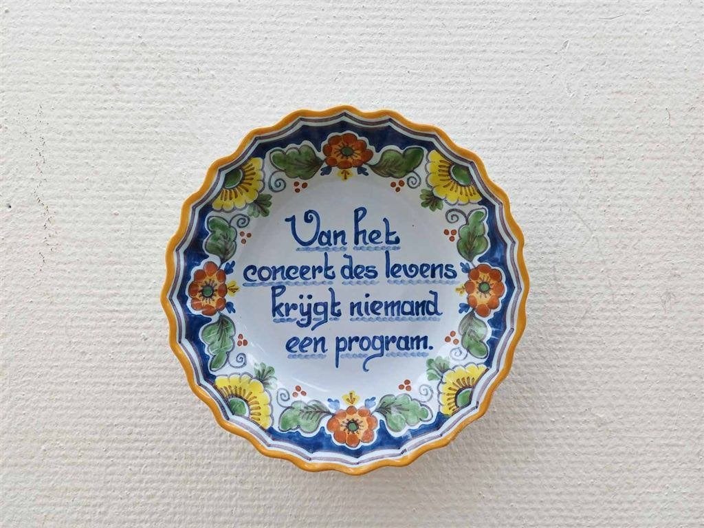 Workum porseleinen Wandbord 39853, Ophalen of Verzenden, Gebruikt
