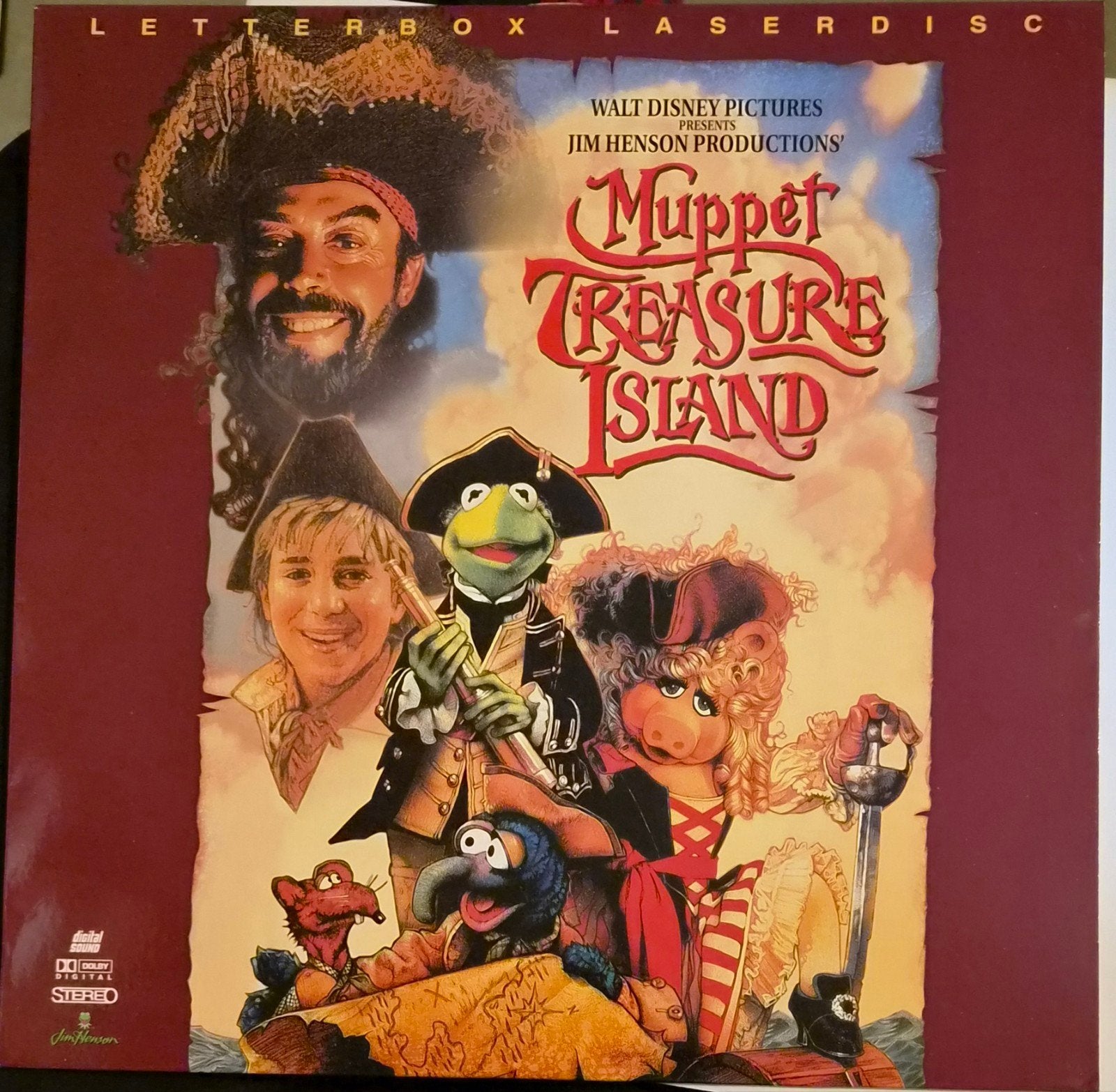 Muppet Treasure Island op Laserdisc, Alle leeftijden, Ophalen of Verzenden, Zo goed als nieuw, Engels