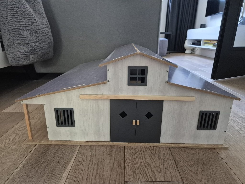 Kids Globe - Paardenstal, Kinderen en Baby's, Speelgoed | Houten speelgoed, Ophalen, Zo goed als nieuw, Rij- of Hobbelspeelgoed