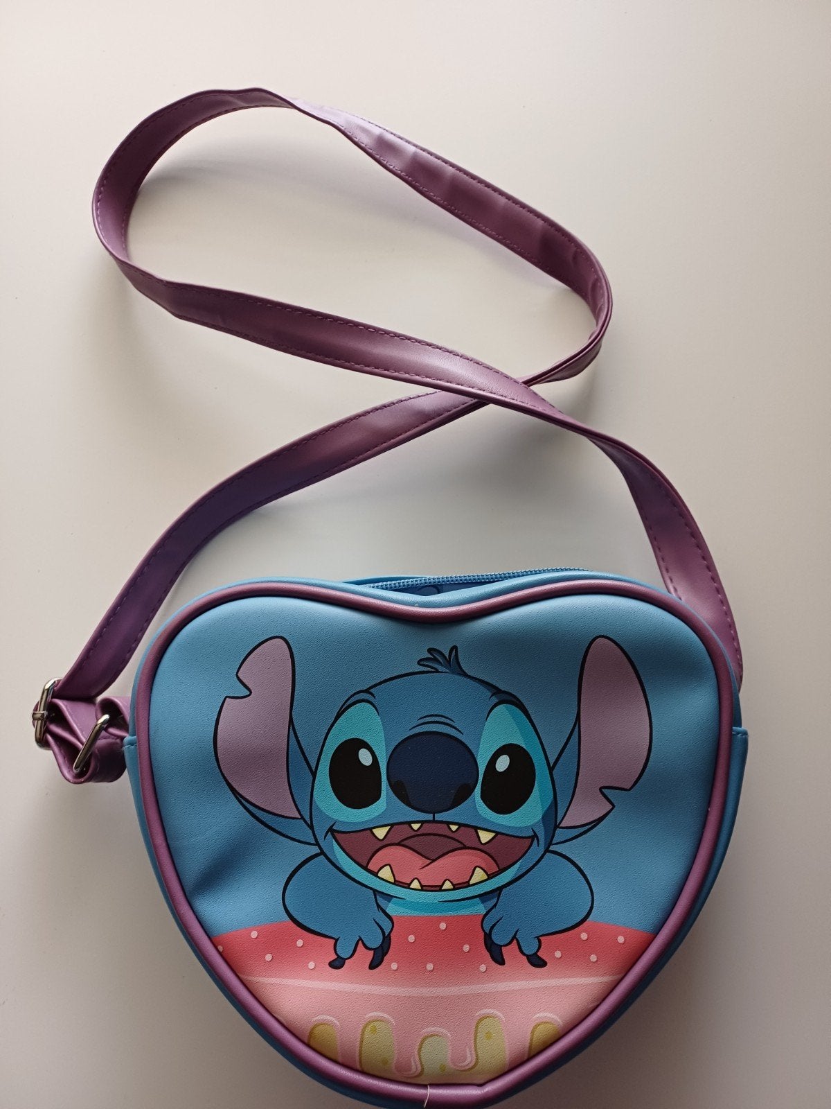 Disney Stitch Hartvormig Schoudertasje, Ophalen of Verzenden, Nieuw, Blauw, Schoudertasje