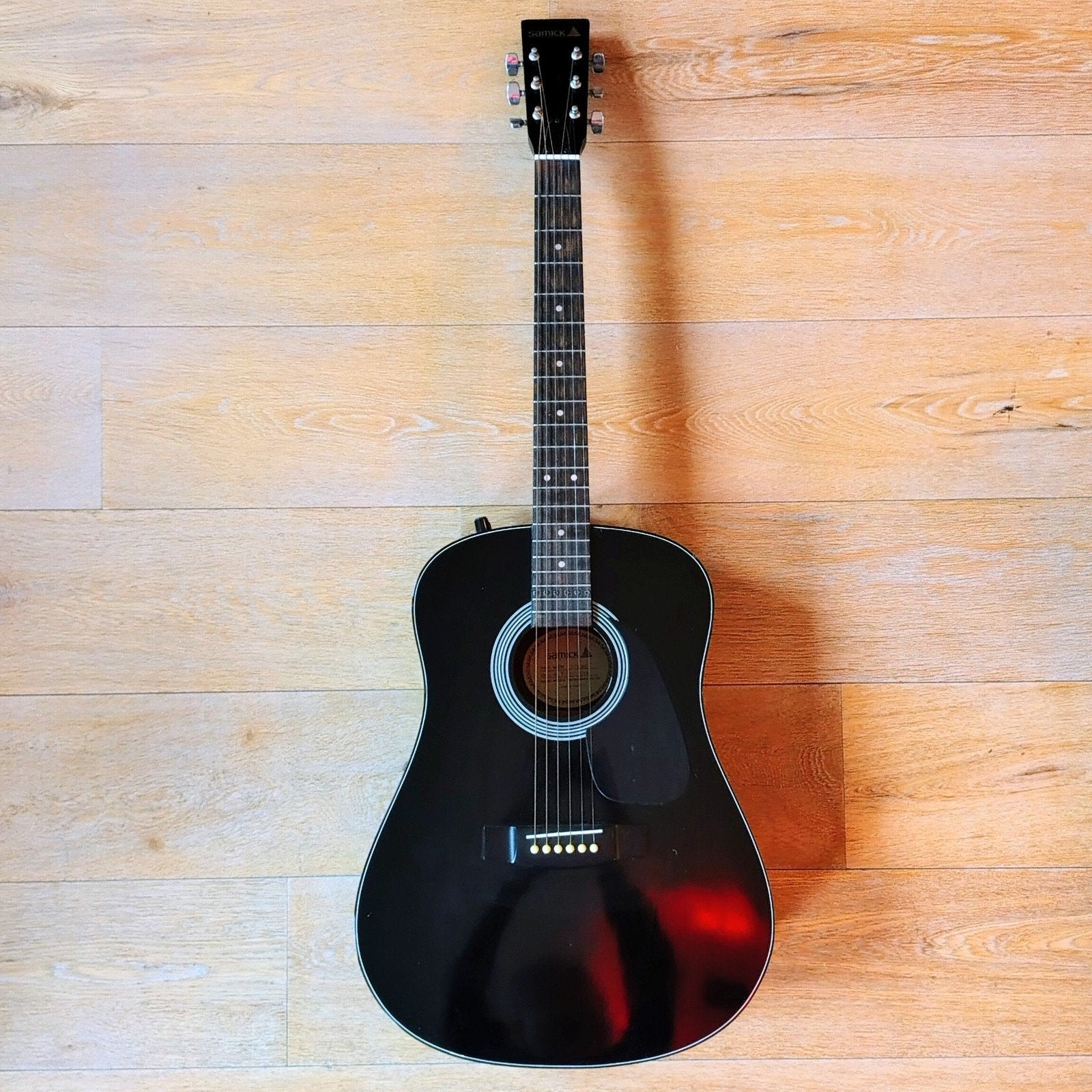 Samick SW-115 EBK Akoestische Gitaar, Muziek en Instrumenten, Ophalen, Gebruikt, Western- of Steelstringgitaar, Met (piezo-)element