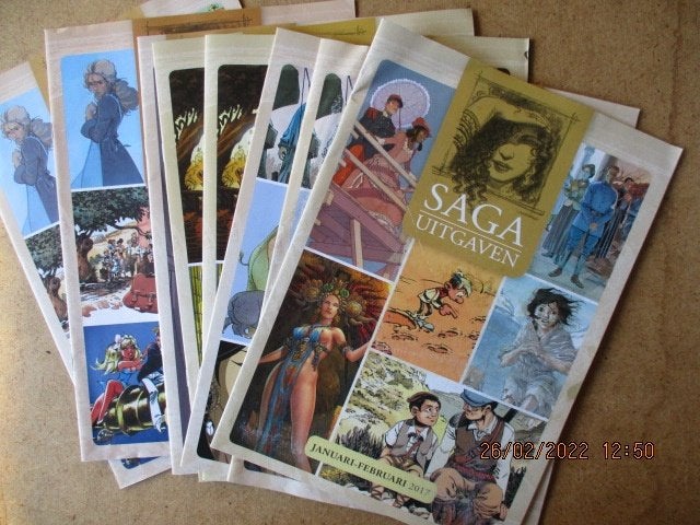 adv6052 saga uitgaven, Eén stripboek, Ophalen, Gelezen