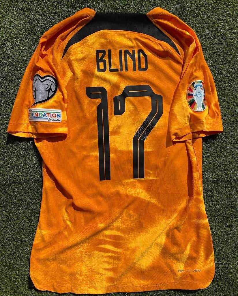 Nederlands Elftal Oranje matchworn shirt Blind, Ophalen of Verzenden, Nieuw, Ajax, Shirt