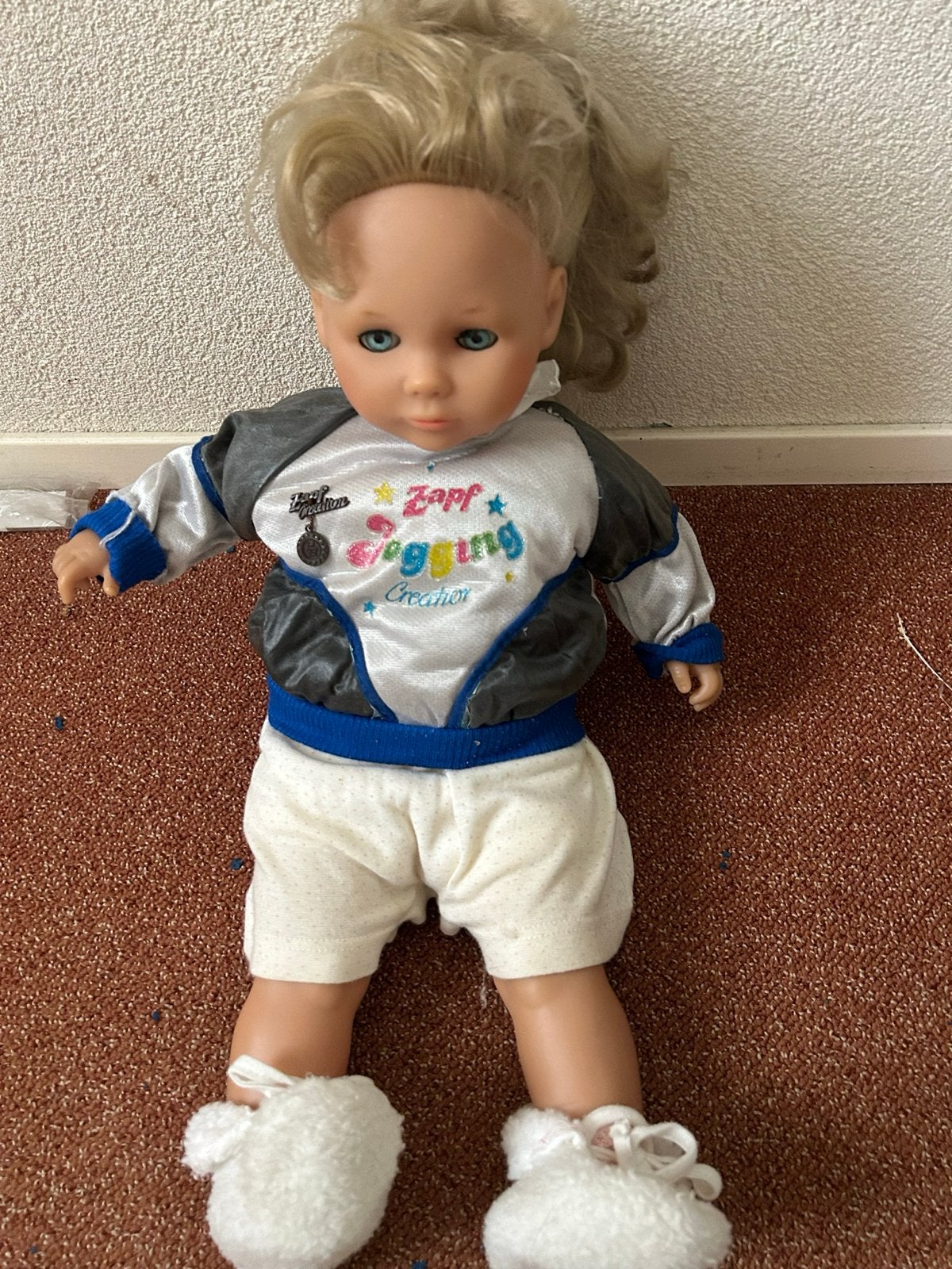 Jogging: Zapf Creation pop met blonde haren, Ophalen of Verzenden, Gebruikt, Overige typen