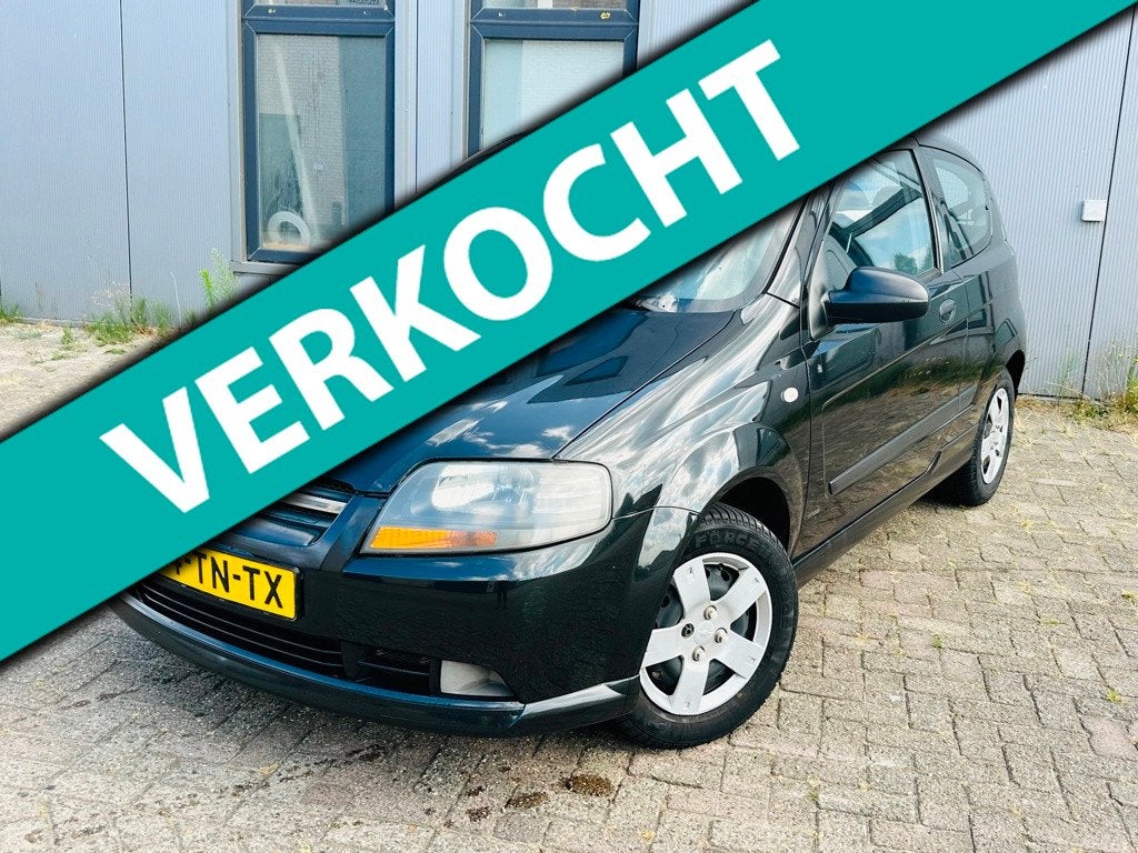 Chevrolet Kalos 1.2 Ace stuurbekrachtiging ELE RAMEN APK 1 J, Voorwielaandrijving, 1150 cc, 4 cilinders, 965 kg