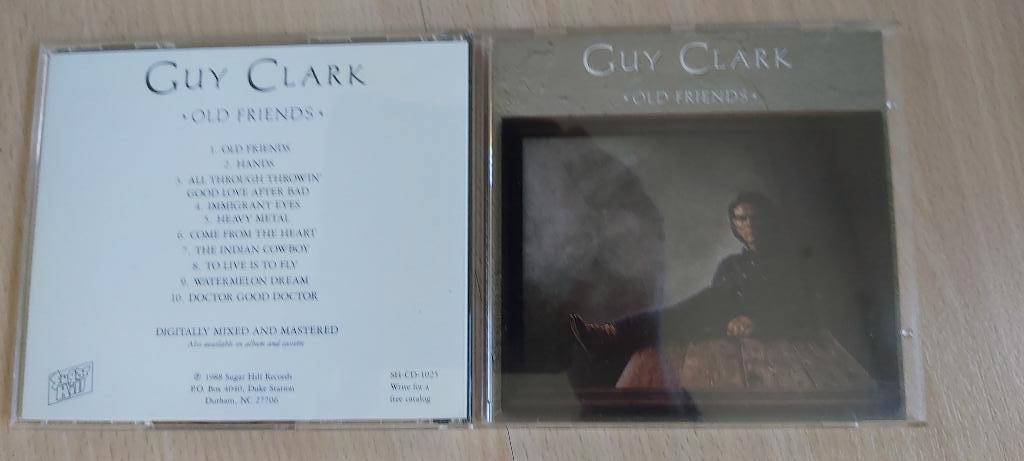 Guy Clark Old Friends CD (Texaans)(Emmylou Harris, Rodney Cr, Ophalen of Verzenden, 1980 - 1989, Zo goed als nieuw