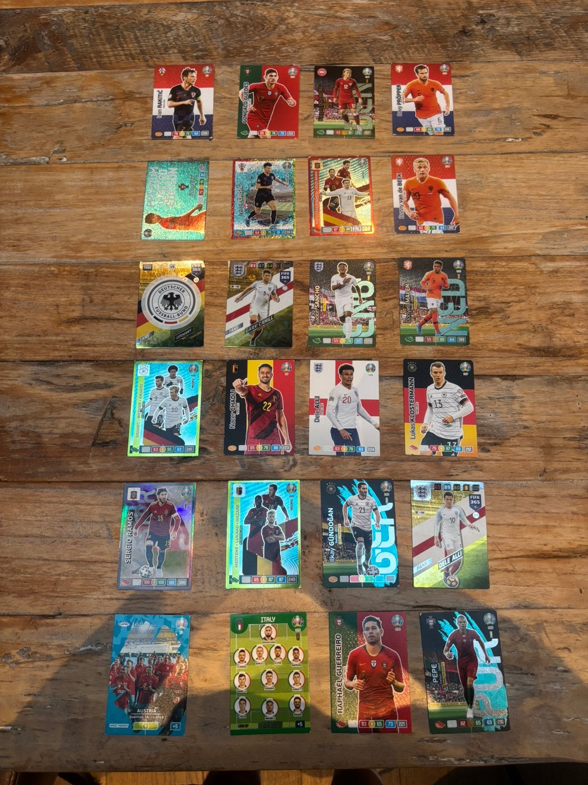 Panini Adrenalyn XL kaarten EK 2020 en WK 2018, Ophalen of Verzenden, Zo goed als nieuw, Meerdere kaarten