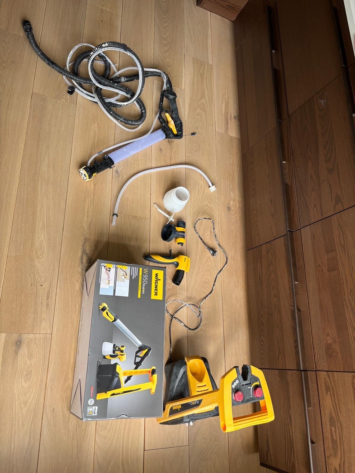 Wagner verfspuit W950, zo goed als nieuw, Doe-het-zelf en Verbouw, Schildersmaterialen, Ophalen of Verzenden, Zo goed als nieuw