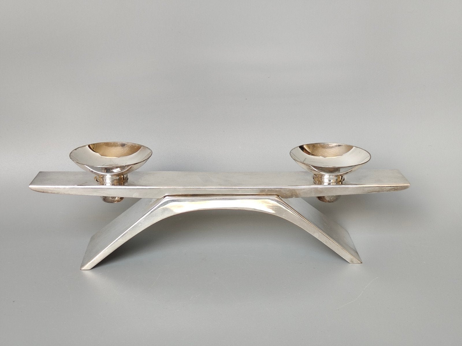 WMF Ikora kandelaar Kurt Radtkeretro vintage Mid Century, Antiek en Kunst, Verzenden