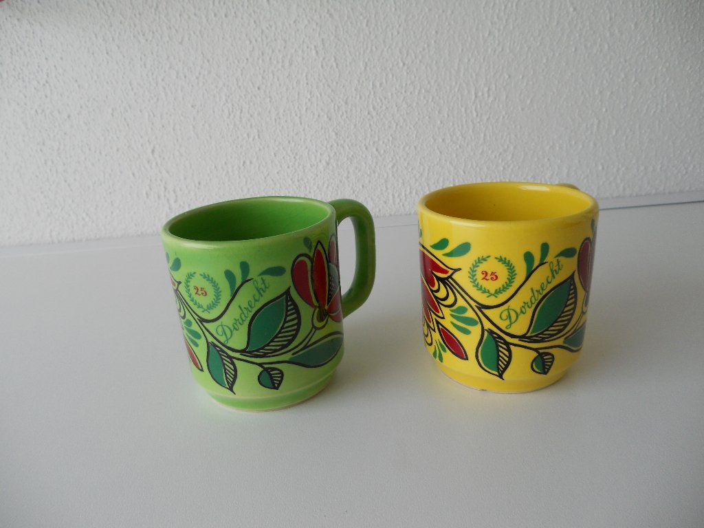 3x Sinfe bekers 1969, Ophalen of Verzenden