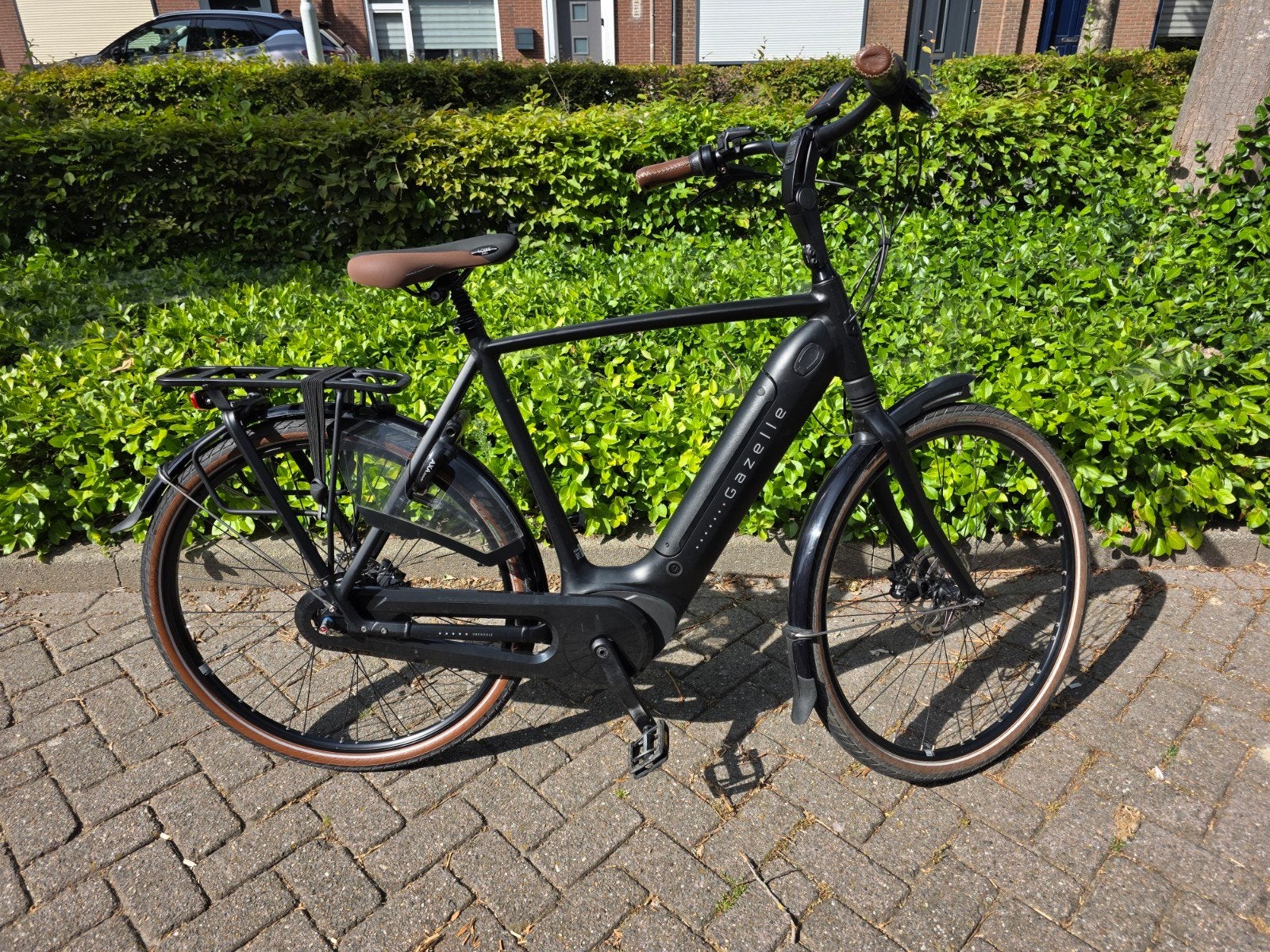 Gazelle Grenoble elektrische heren fiets met Bosch motor, Fietsen en Brommers, Fietsen | Heren | Herenfietsen, Versnellingen, Ophalen of Verzenden