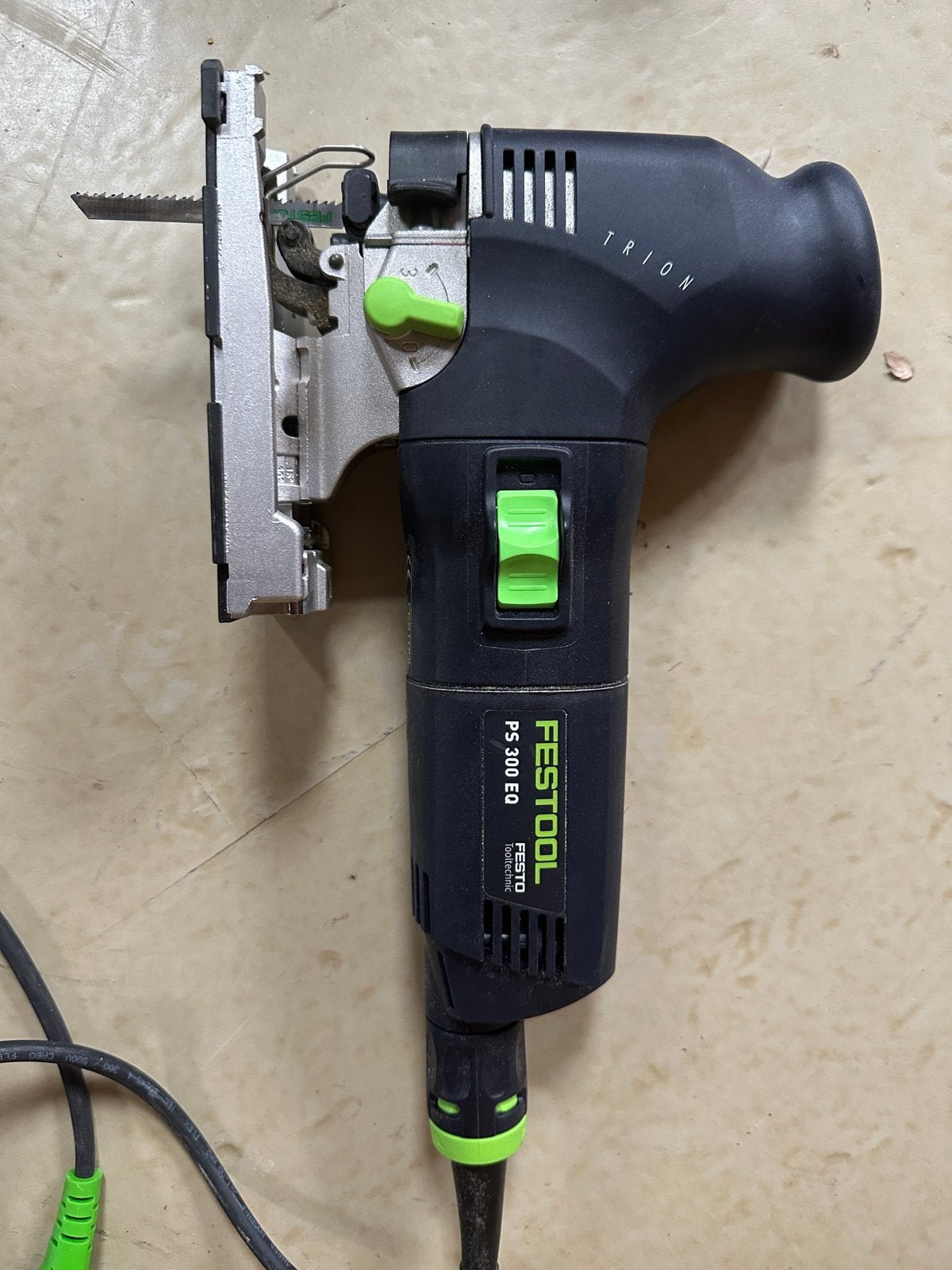 Festool Decoupeerzaag PS 300 EQ Trion - Zo goed als nieuw, Ophalen of Verzenden, Zo goed als nieuw, Decoupeerzaag