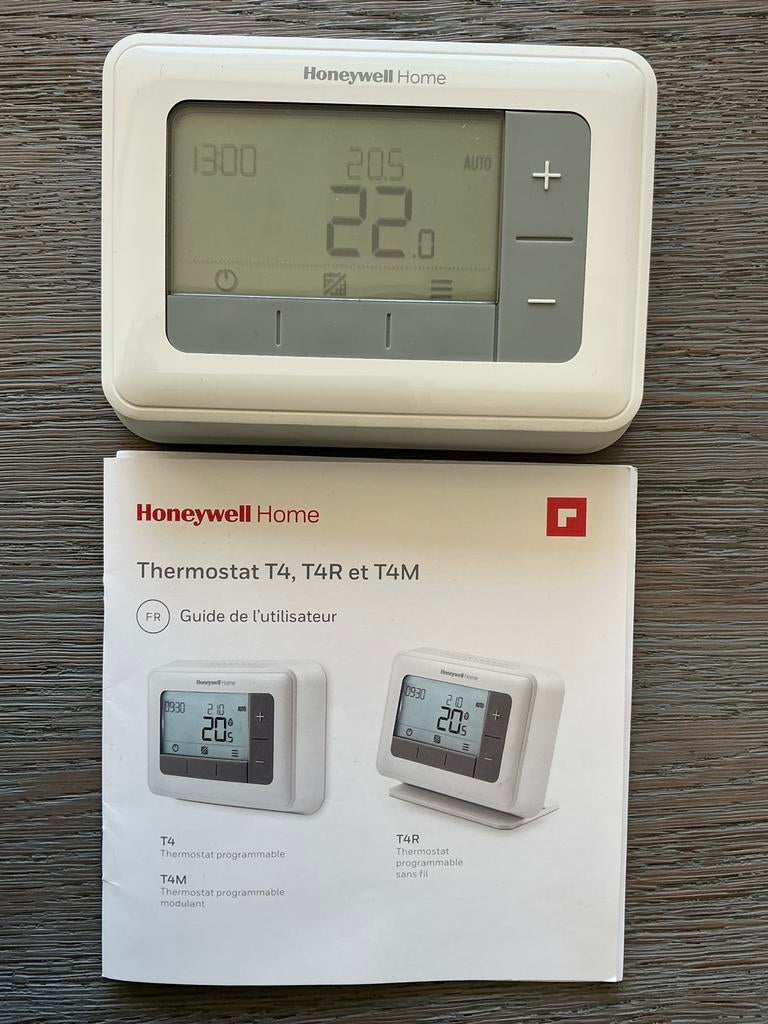 Honeywell T4 klokthermostaat, Ophalen of Verzenden, Zo goed als nieuw