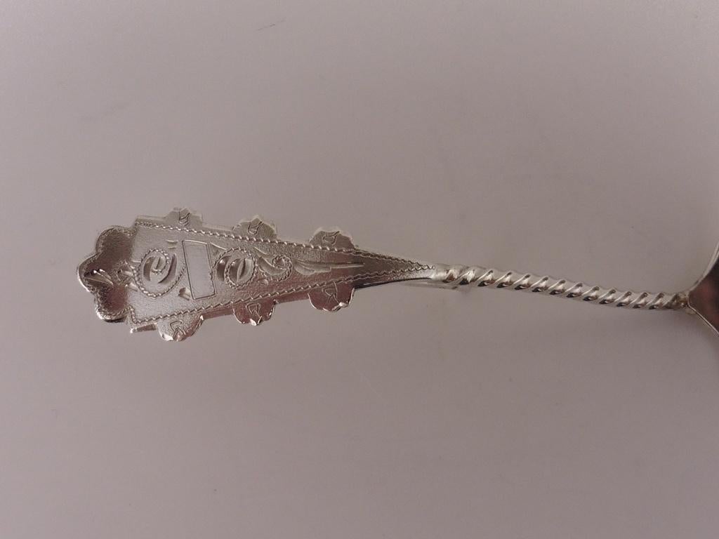 Zilveren roomlepel, Hanekam                              Z52, Ophalen of Verzenden, Zilver