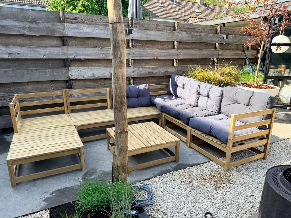 8-Delige lounge bank NIEUW!!!, Tuin en Terras, Tuinsets en Loungesets, Nieuw, Ophalen of Verzenden, 8 zitplaatsen, Loungeset
