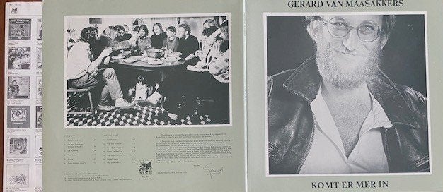 GerardvanMaasakkers:KomtErMerIn/Spiegelen/Onderwege/VurDeWi, Cd's en Dvd's, Ophalen of Verzenden, Zo goed als nieuw, 12 inch, Streekmuziek