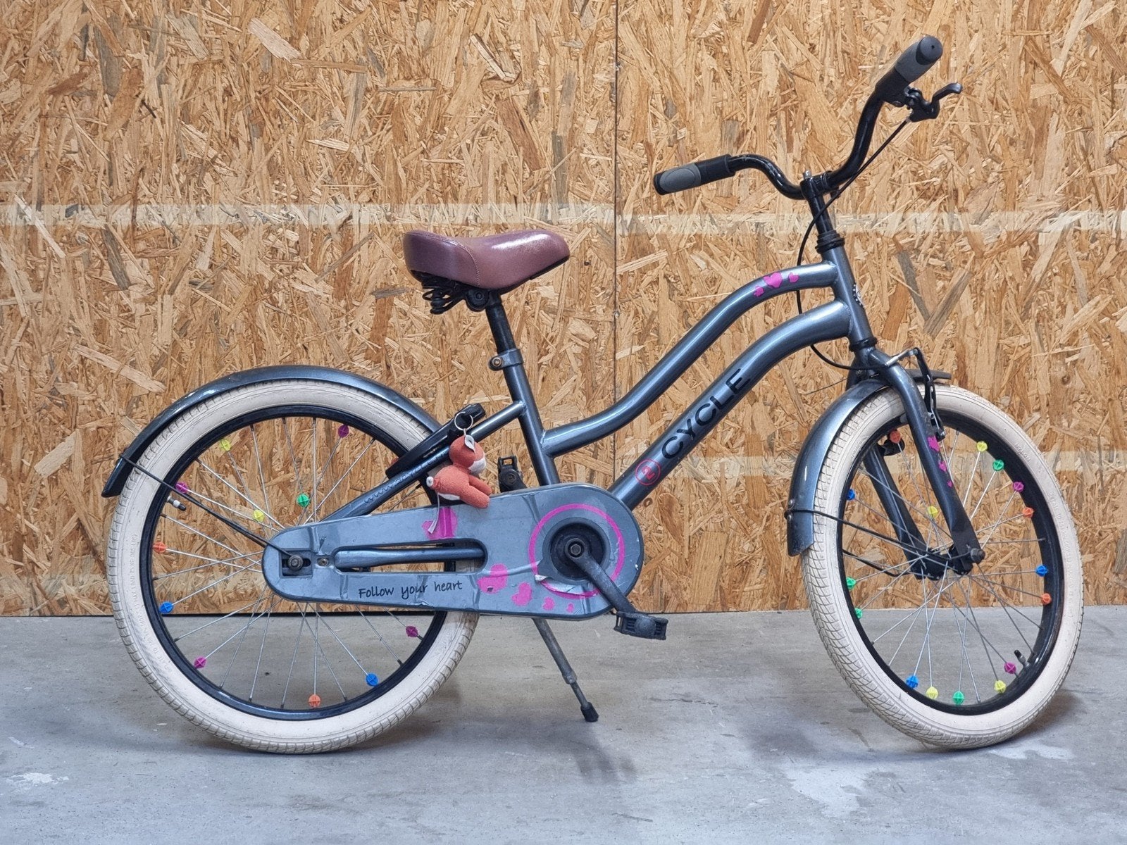 Meidenfiets 20 inch - 6 tot 9 jaar, Fietsen en Brommers, Fietsen | Meisjes, Ophalen, Terugtraprem, Gebruikt, Cycle