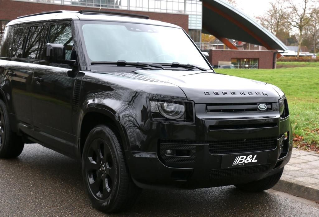 Land Rover Defender 110 2.0 P400e PHEV Hybride 110 HSE Aut B, Auto's, Land Rover, Gebruikt, 4 cilinders, 15 kWh, Zwart